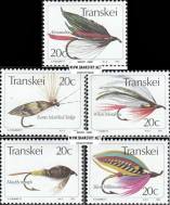 *Známky Transkei 1983 Rybárske mušky, nerazítkovaná séria MNH - Kliknutím na obrázok zatvorte -